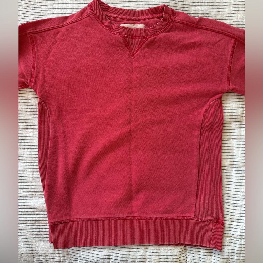 Mini Boden Red Sweatshirt Vintage Wash